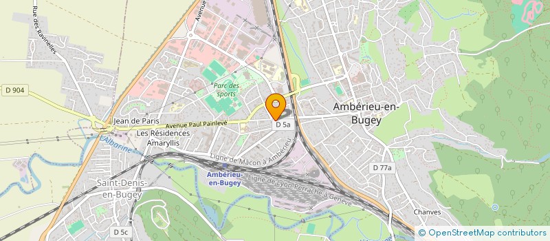 localisation de l'entreprise NPS à AMBERIEU-EN-BUGEY