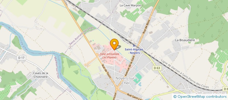 localisation de l'entreprise NPS à NOYERS SUR CHER