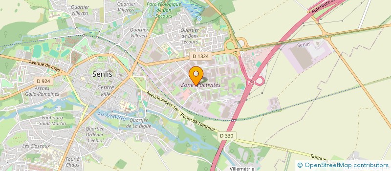 localisation de l'entreprise NPS  SENLIS