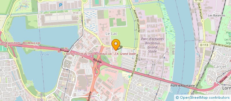 localisation de l'entreprise NPS à BORDEAUX