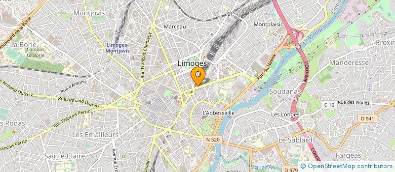 localisation de l'entreprise NPSH à LIMOGES