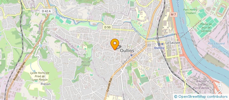 localisation de l'entreprise NPTECH CONSULTANT  OULLINS-PIERRE-BENITE