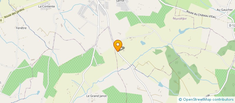 localisation de l'entreprise NPTP  MONSEGUR