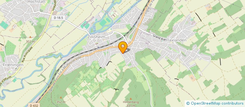 localisation de l'entreprise NPURE  ZILLISHEIM