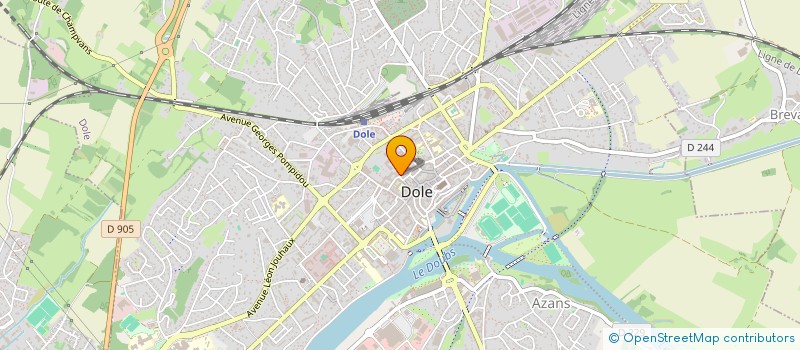 localisation de l'entreprise NPVA TERRASSEMENTS à DOLE