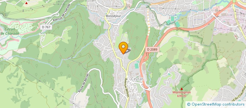 localisation de l'entreprise NQ HACKING  CEYRAT