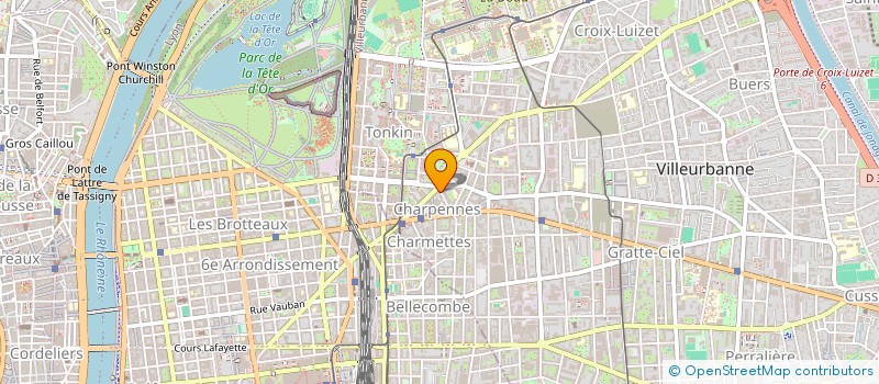 localisation de l'entreprise NQFL  VILLEURBANNE