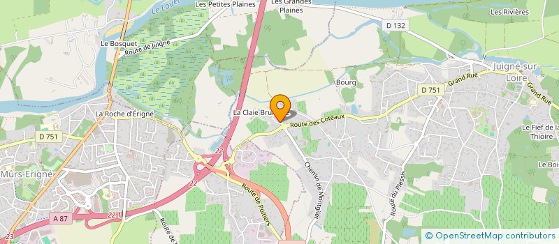 localisation de l'entreprise NR 2C à LES GARENNES SUR LOIRE