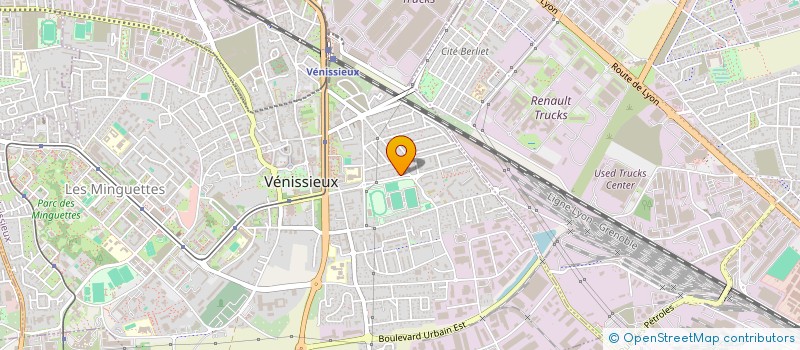 localisation de l'entreprise NR  VENISSIEUX