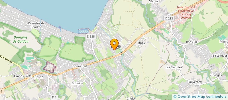 localisation de l'entreprise NR  SCIEZ