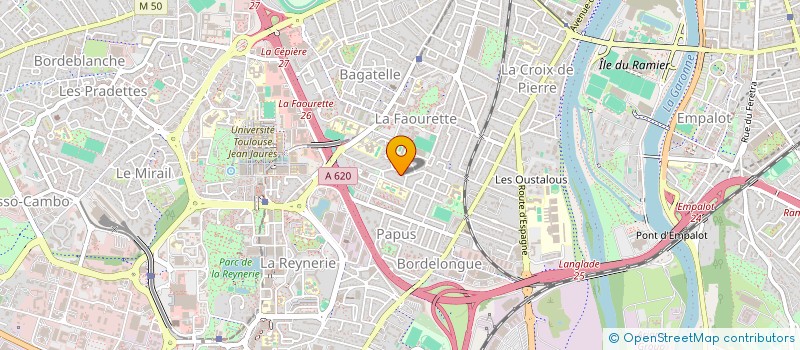 localisation de l'entreprise NR ALIMENTATION à TOULOUSE