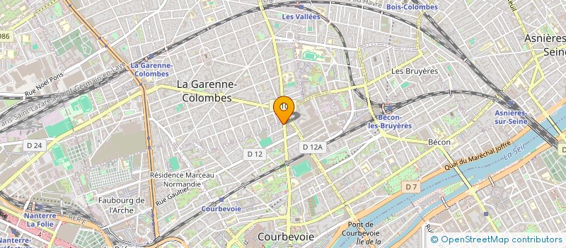 localisation de l'entreprise NR AUTO ECOLE à COURBEVOIE