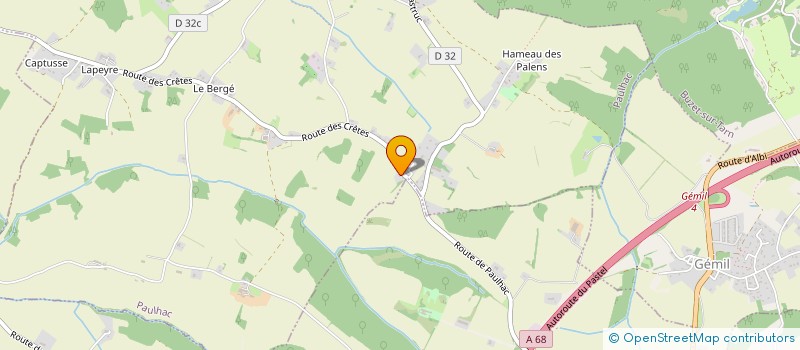 localisation de l'entreprise NR BAT  GARIDECH