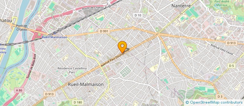 localisation de l'entreprise NR CONSEIL à RUEIL-MALMAISON
