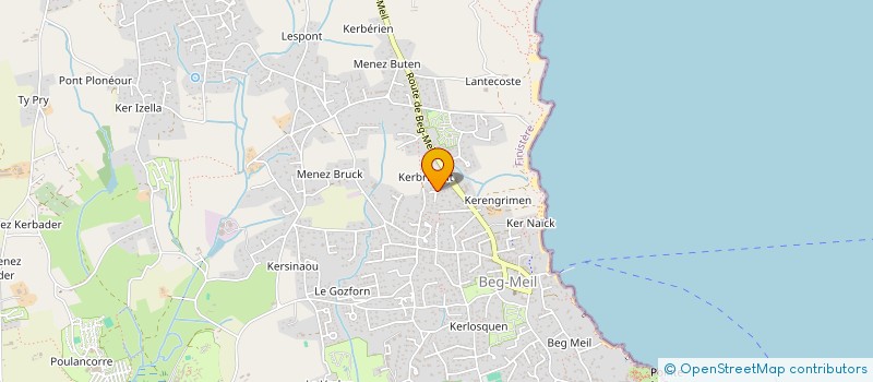 localisation de l'entreprise NR CONSTRUCTIONS à FOUESNANT