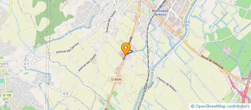 localisation de l'entreprise NR CTAM à MANOSQUE