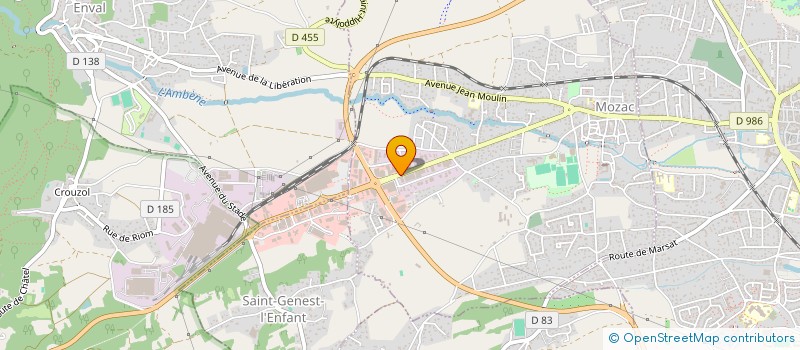 localisation de l'entreprise NR HOLD  MOZAC