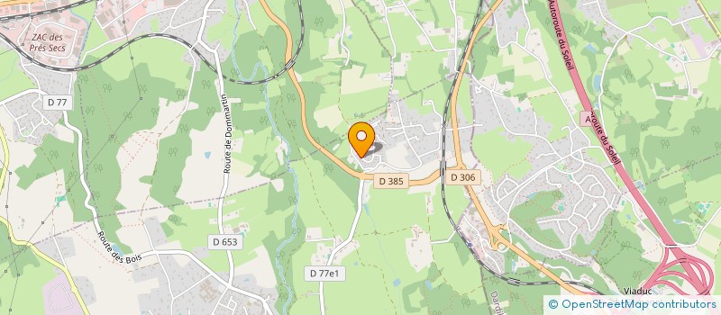 localisation de l'entreprise NR HOLDING 69  DOMMARTIN