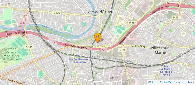 localisation de l'entreprise NR HOLDING à CHAMPIGNY-SUR-MARNE