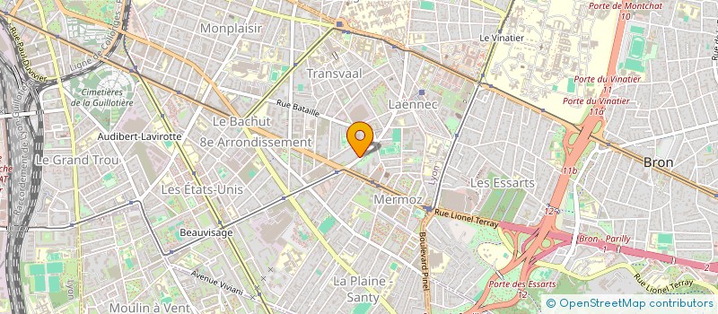 localisation de l'entreprise NR IMMO  LYON