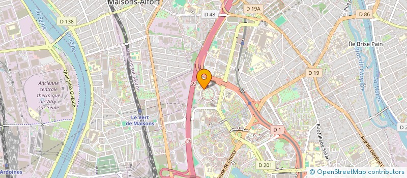 localisation de l'entreprise NR IMMO  CRETEIL