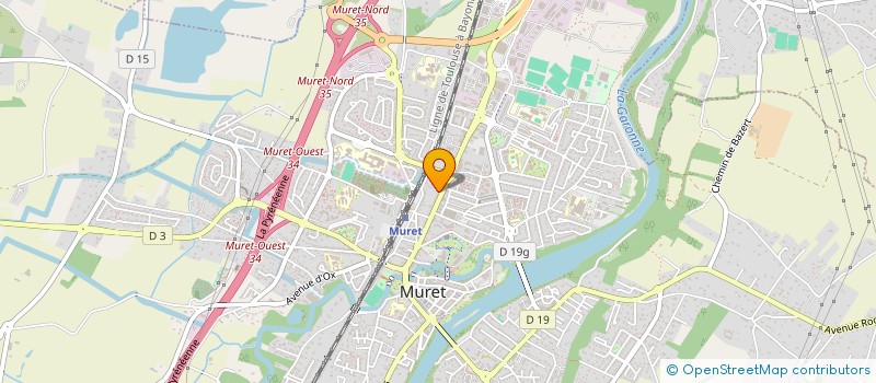 localisation de l'entreprise NR IMMO PATRIMOINE  MURET