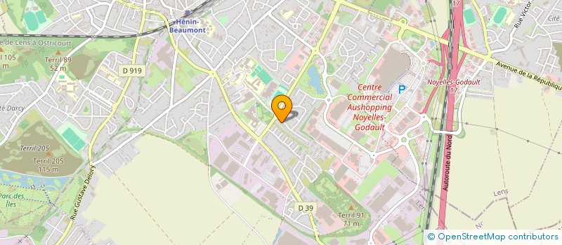 localisation de l'entreprise NR INVEST à HENIN-BEAUMONT