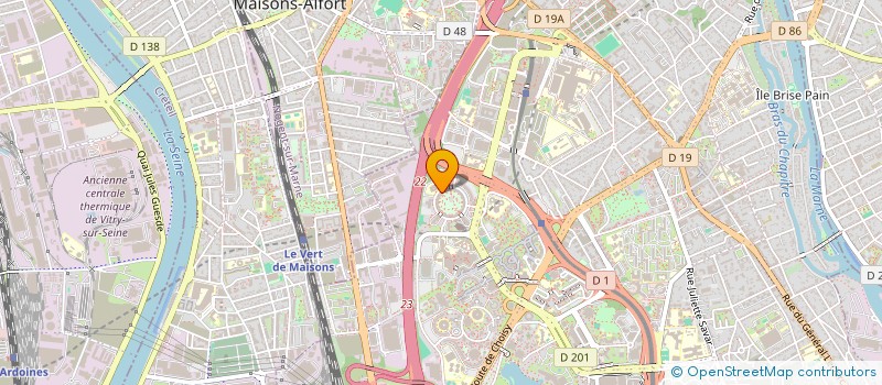 localisation de l'entreprise NR INVEST  CRETEIL