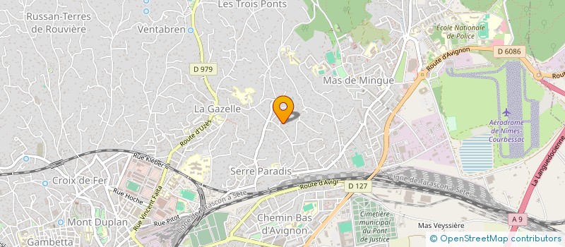 localisation de l'entreprise NR INVEST  NIMES