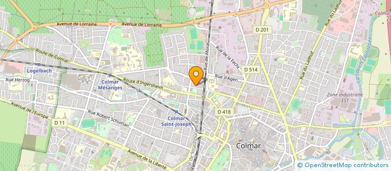 localisation de l'entreprise NR MACONNERIE  COLMAR