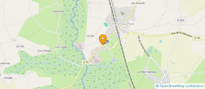 localisation de l'entreprise NR MAITRISE D'OEUVRE  CARENTAN-LES-MARAIS