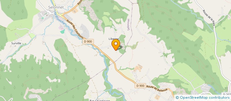 localisation de l'entreprise NR OFFICE  SELONNET