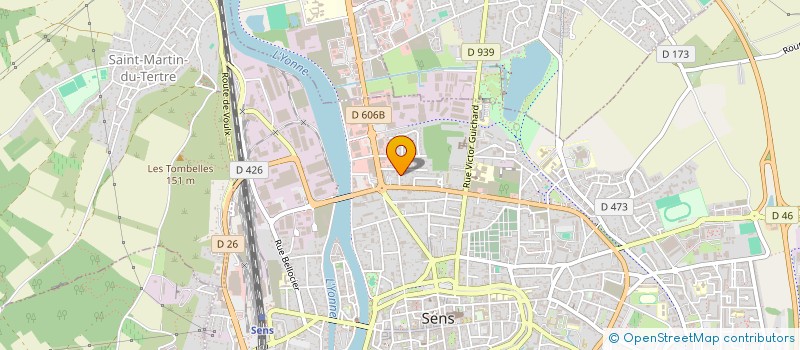 localisation de l'entreprise NR PARE BRISE à SENS