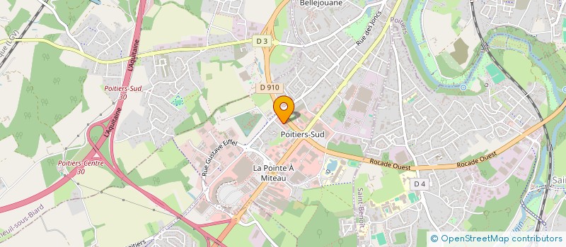 localisation de l'entreprise NR PARTICIPATIONS  POITIERS