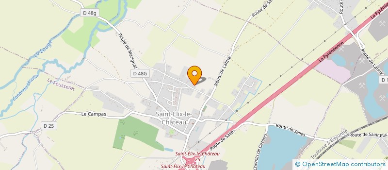 localisation de l'entreprise NR SERVICES CONSEILS  ST ELIX LE CHATEAU