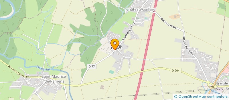 localisation de l'entreprise NR TP & CO à CHATEAU-GAILLARD