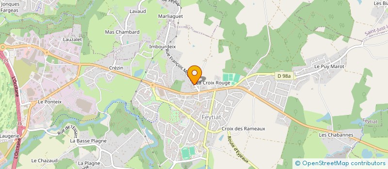 localisation de l'entreprise NR TRANS SERVICES à FEYTIAT