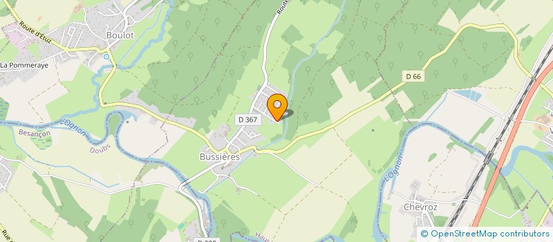 localisation de l'entreprise NR VIEW  BUSSIERES