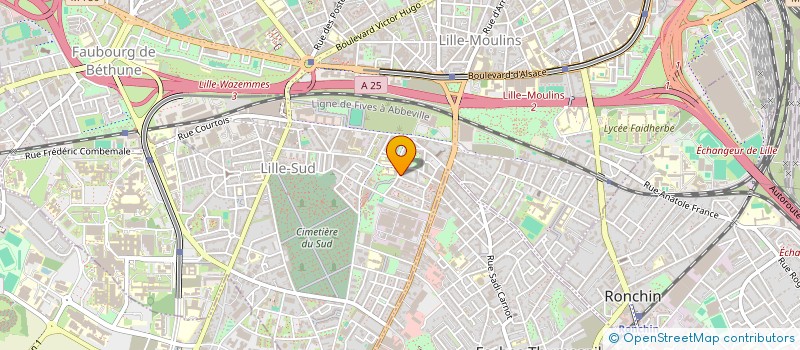 localisation de l'entreprise NR VTC à LILLE