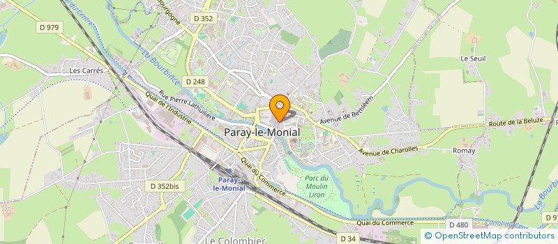 localisation de l'entreprise NR1 à PARAY-LE-MONIAL