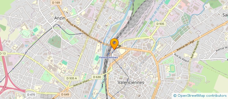 localisation de l'entreprise NRA à VALENCIENNES