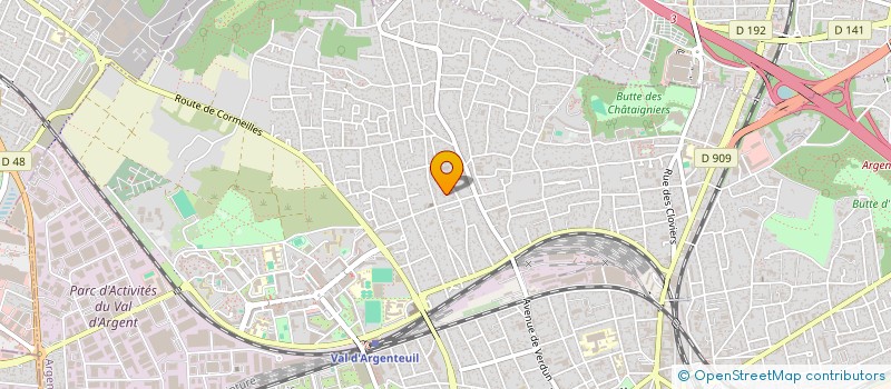 localisation de l'entreprise NRB CONSTRUCTION  ARGENTEUIL