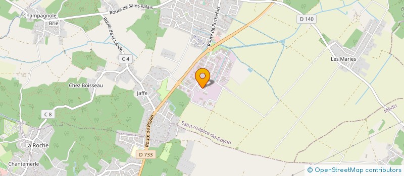 localisation de l'entreprise NRC à SAINT-SULPICE-DE-ROYAN