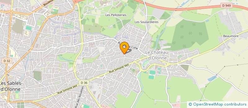 localisation de l'entreprise NRC  LES SABLES D'OLONNE