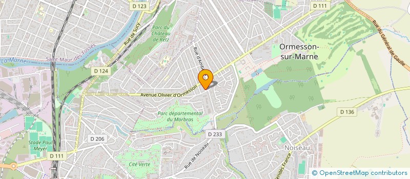 localisation de l'entreprise NRC CAPITAL à ORMESSON-SUR-MARNE