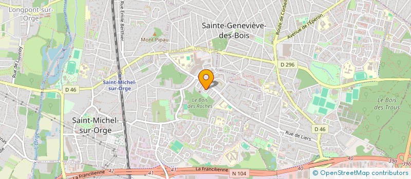 localisation de l'entreprise NRC FRANCE à SAINT-MICHEL-SUR-ORGE