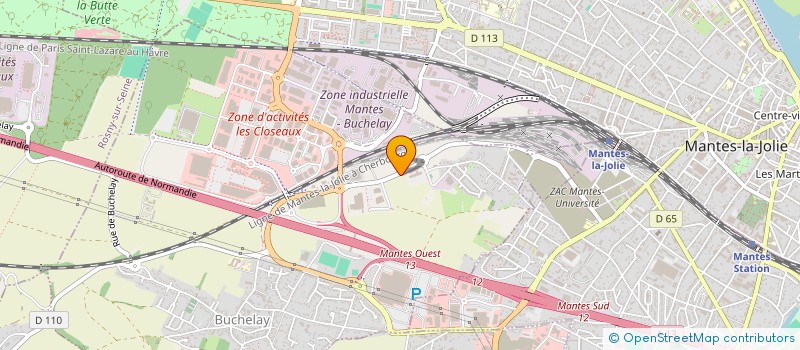 localisation de l'entreprise NRCE  BUCHELAY