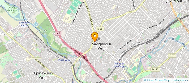 localisation de l'entreprise NRD TAXI à SAVIGNY-SUR-ORGE