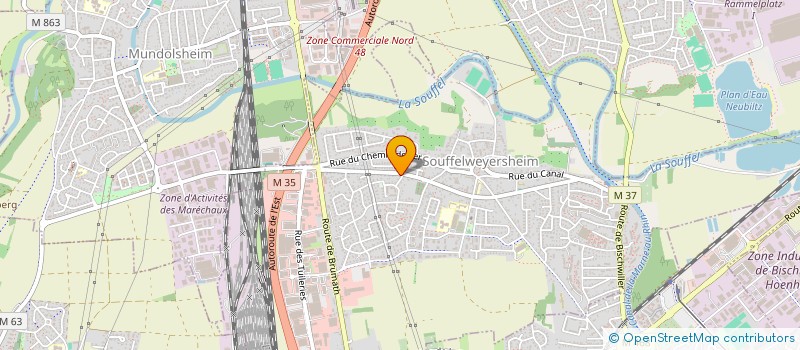 localisation de l'entreprise NRE CONSULTING à STRASBOURG