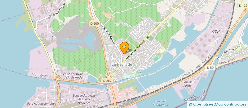 localisation de l'entreprise NRECORD à FRONTIGNAN